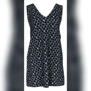 Diane von Furstenberg Navy & Grey Circle Print Sleeveless Shift Dress 2
